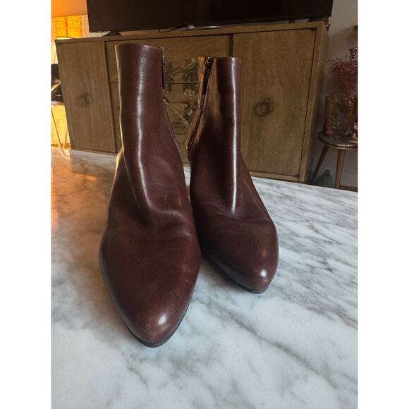 Prada 90s Brown Leather booties - Picture 1 of 6